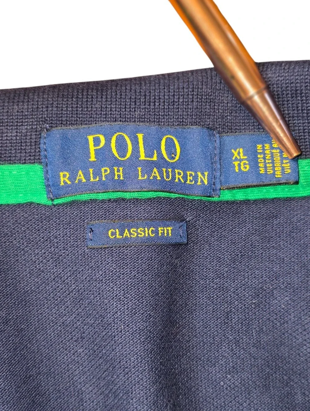 Polo Ralph Lauren Classic Fit Polo Shirt Men’s XL Navy Blue Preppy Golf